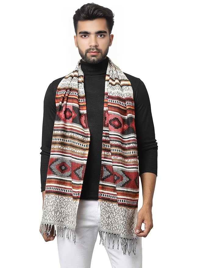 warm muffler Woollen Hand Woven Pure Embroidered multi new 289.00 aruna kullu handloom