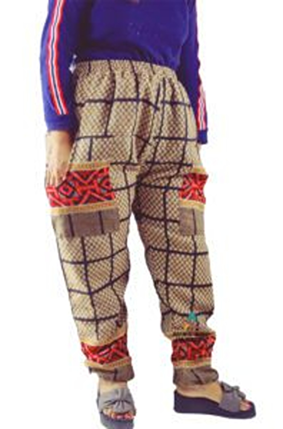 Warm Pyjamas WITH KULLU PATTI WORK check design 799.00 aruna kullu handloom
