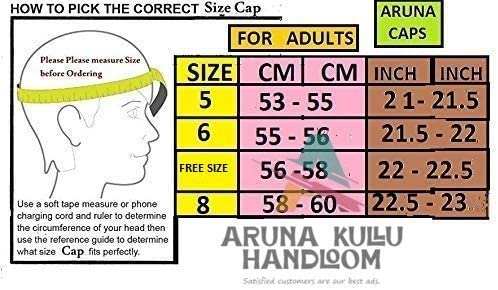 kullu cap sizes