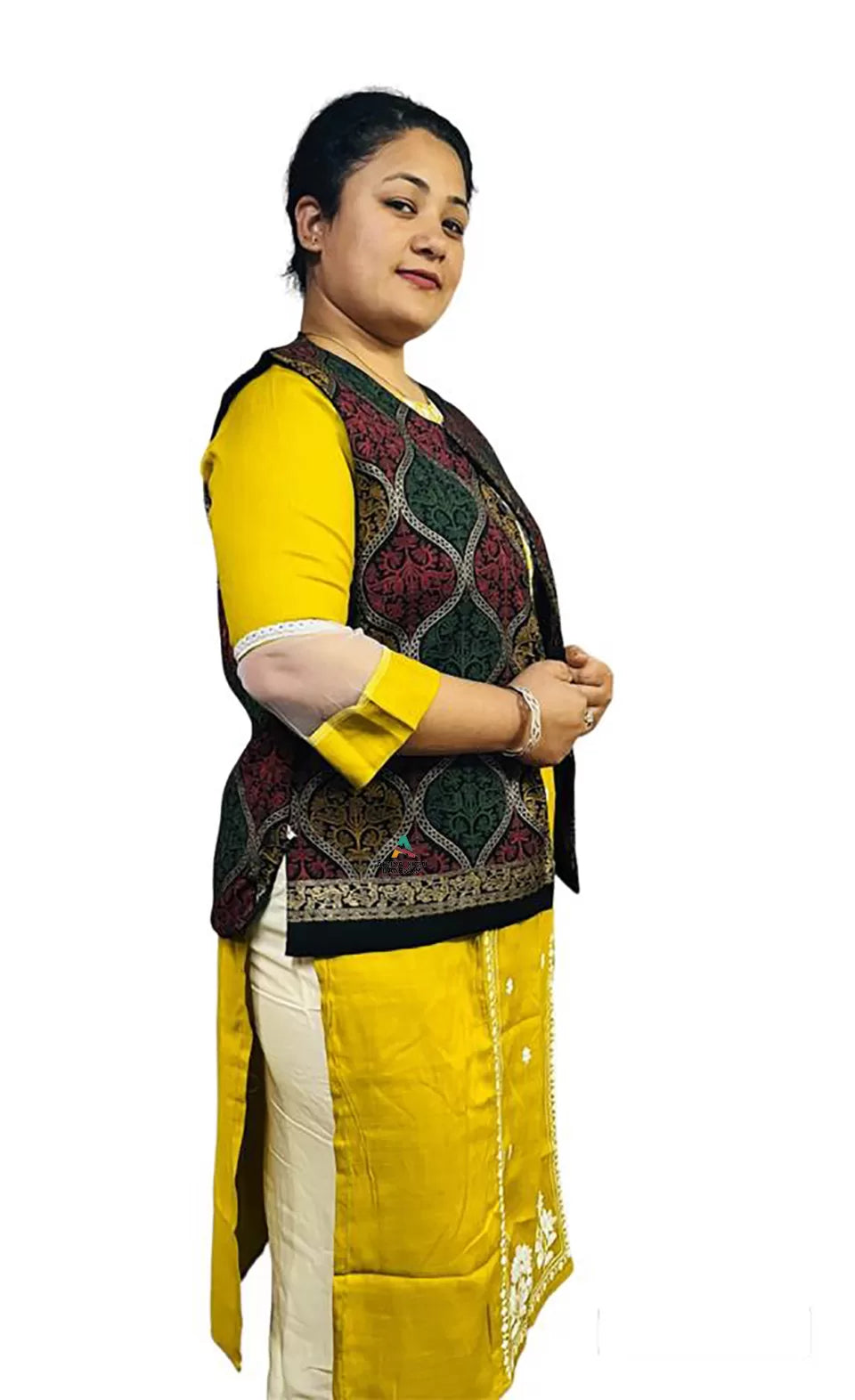 Rampuri kullu nehru jacket Nehru jacket women nehru jacket for girls Rampuri kullu nehru jacket