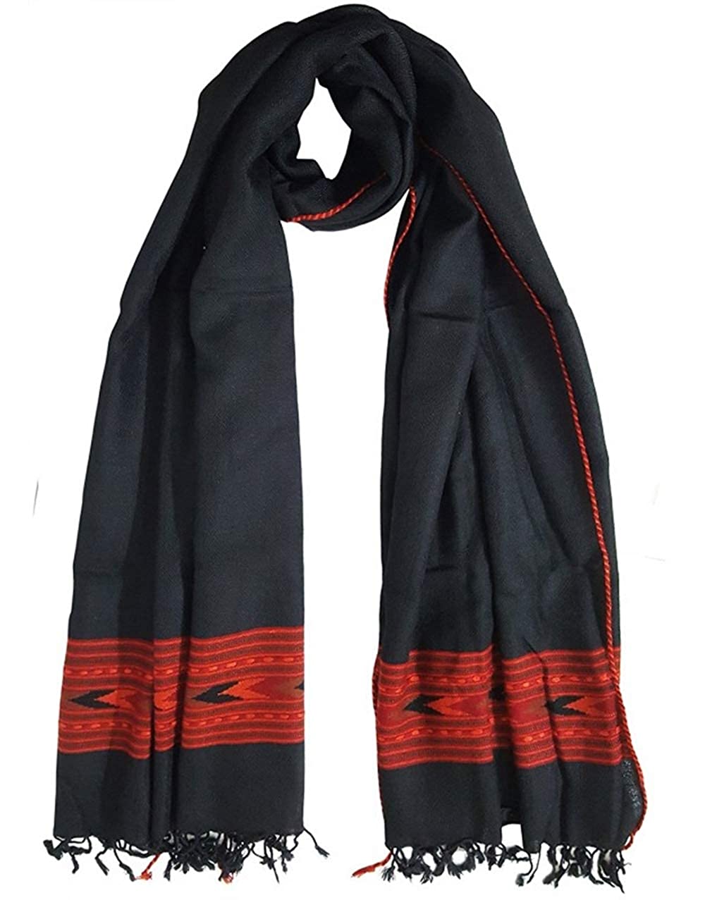 kullu stoles Hand Woven Pure Wool Kullu Handloom Soft and Warm Stole Scarf with Tapestry 599.00 aruna kullu handloom