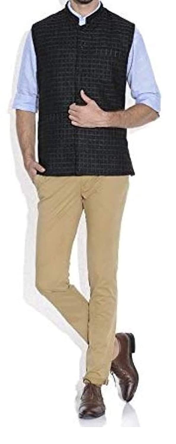 kullu patti nehru jacket black for men kullu nehru jacket