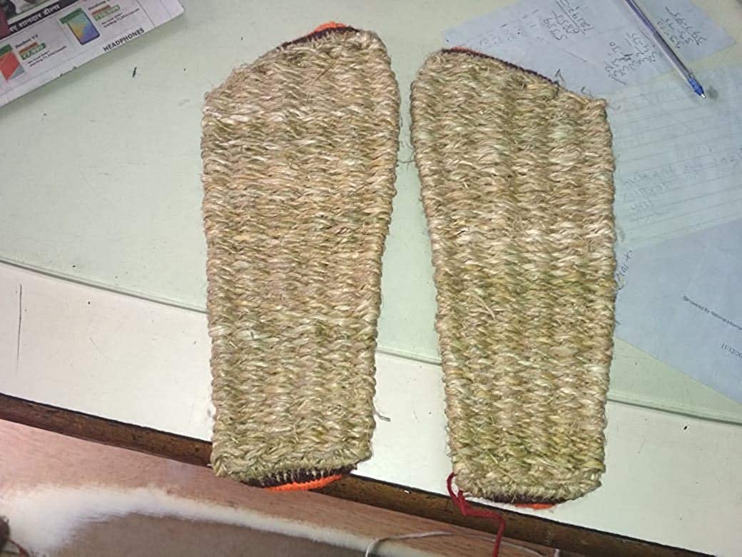 Traditional footwear of Himachal Pradesh Pula Chappal of Himachal Pradesh Pula Chappals Pullas jute shoes india