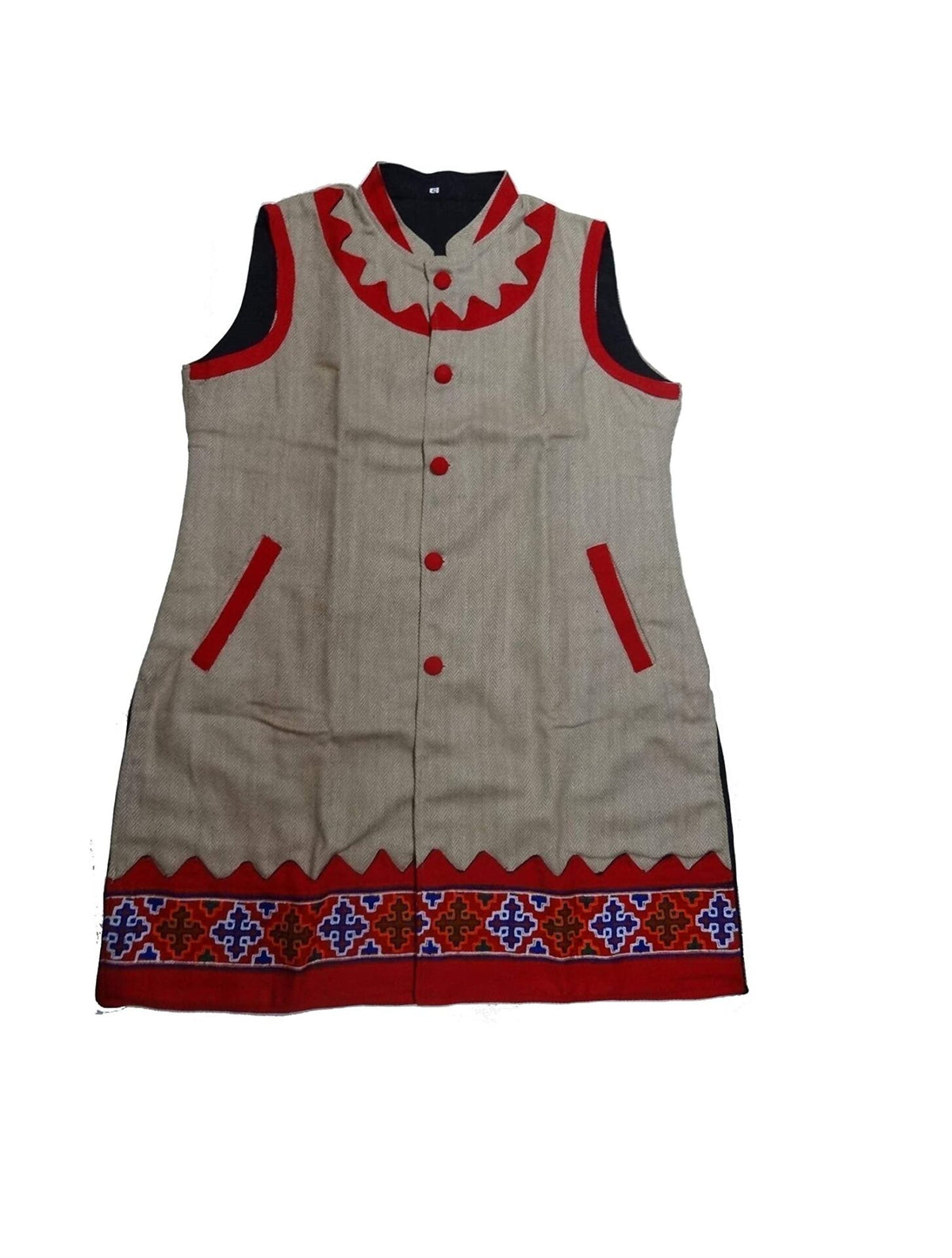 ARUNA KULLU HANDLOOM Woolen Winter Wear Long Jacket for Women 1199.00 aruna kullu handloom