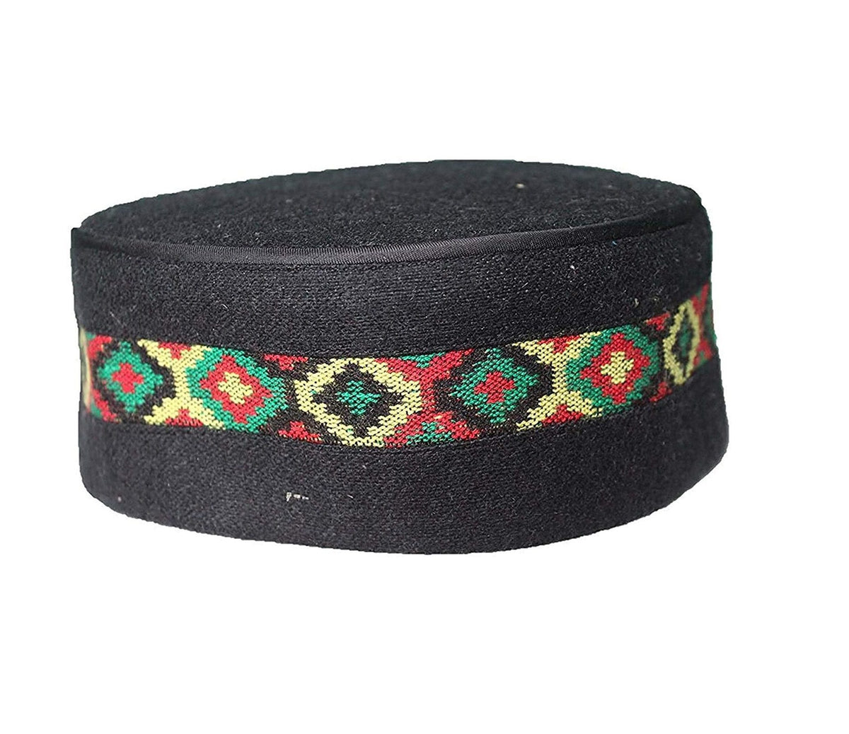 Traditional kullu Cap BLACK CENTER BORDER Cap 249.00 aruna kullu handloom