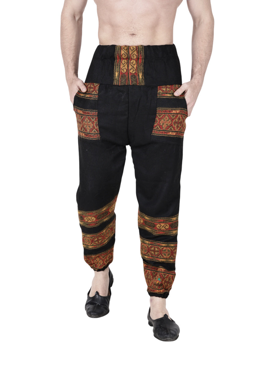 Woolen pajamas for winter black 899.00 aruna kullu handloom