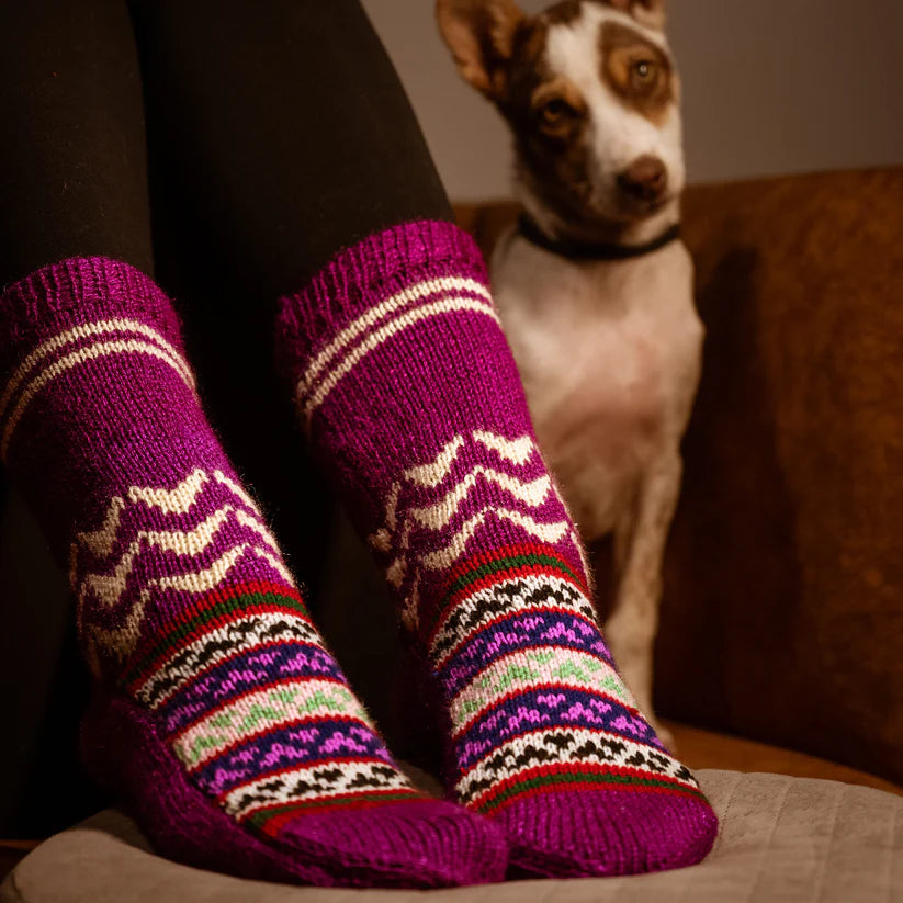 Himachali socks price Traditional Hand Made Kullu Socks (Multicolour, Free Size) 330.00 aruna kullu handloom