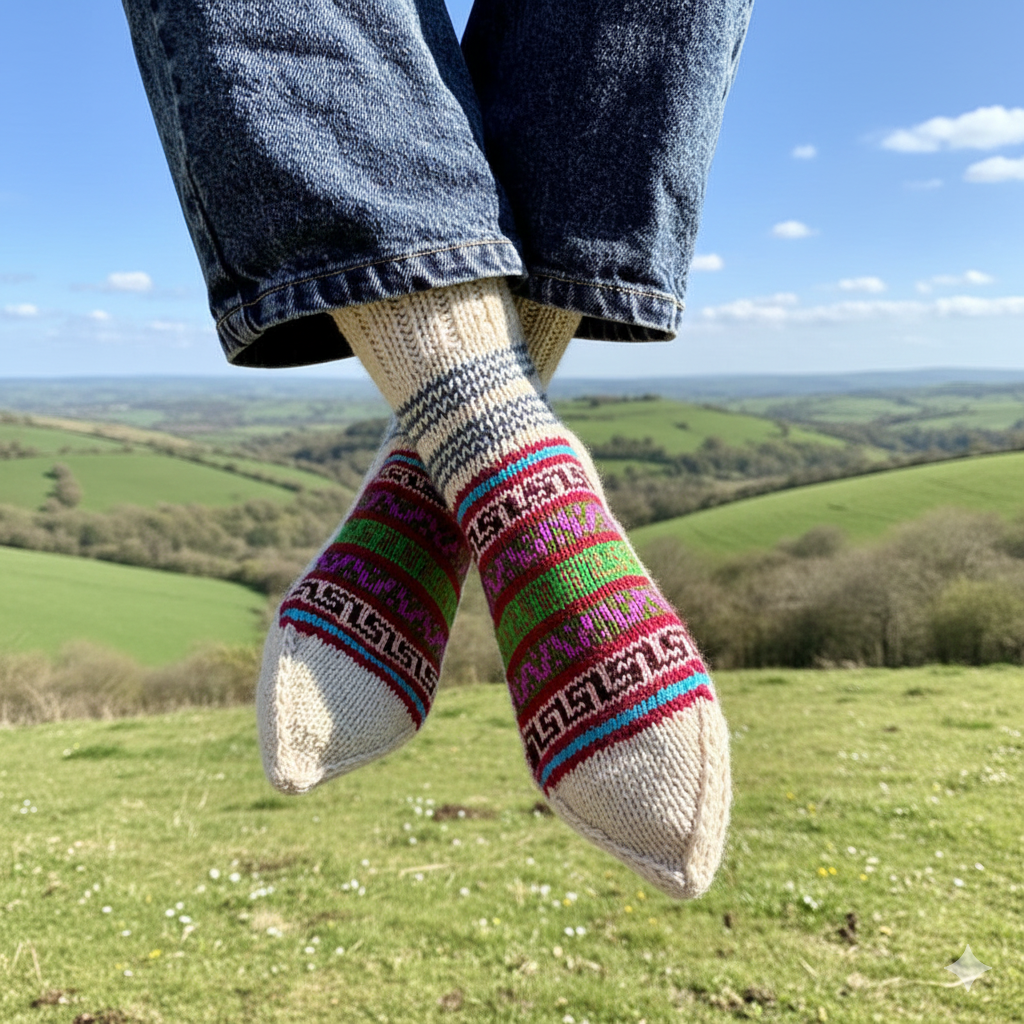 Pure Merino wool socks woolen winter socks knitting socks for ladies Best long woolen socks for winter Winter socks for ladies online wool socks for everyday use kullu socks himachali socks ladies socks for winter merino wool socks pure wool socks mens long woolen socks for winter long woolen socks for ladies