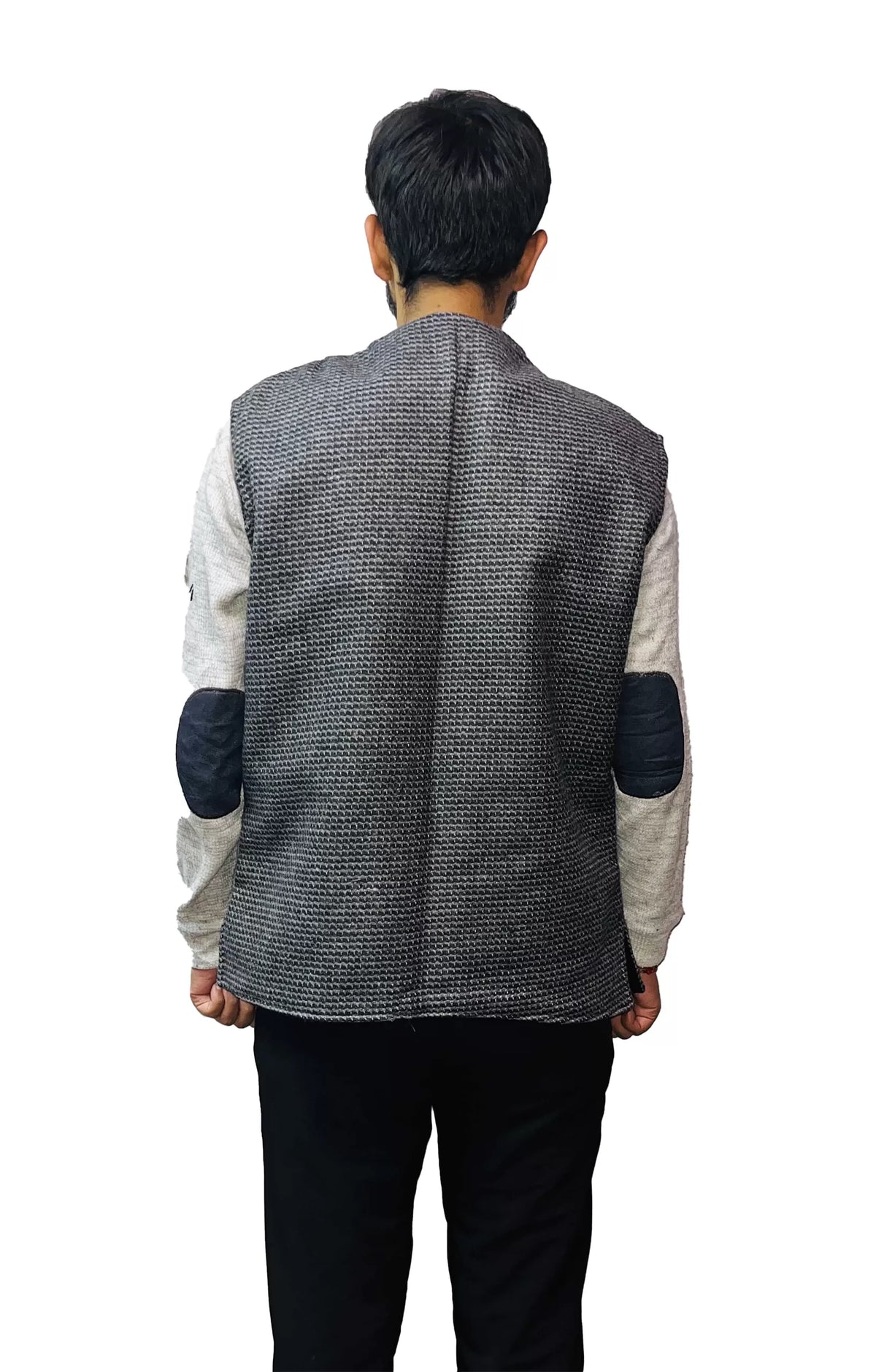 Nehru Jacket warm black check for men. these formal jackets also available in different colors and design nehru jacket formal