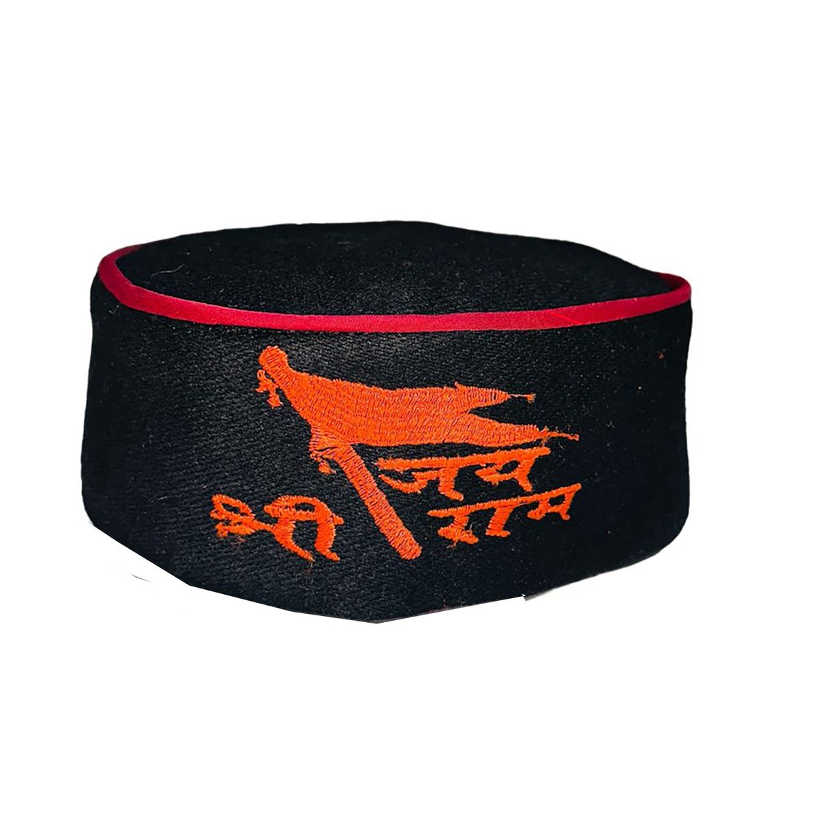 types of himachali topi Jai shri Ram embroidery himachali cap 350.00 aruna kullu handloom
