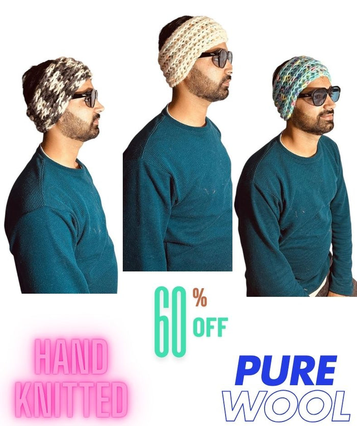 woolen headband PACK OF 3 PCS.