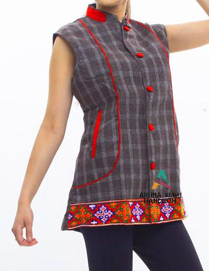 himachali jacket for ladies himachali half jacket for ladies himachali woolen jacket himachali traditional jacket winter jacket for ladies myntra