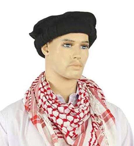 AfghaAfghani TOPI/Afghani PAKOL TOPI/PASHTUN TOPI BLACK 350.00 aruna kullu handloom