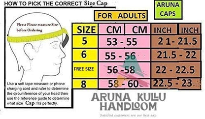 kullu cap sizes