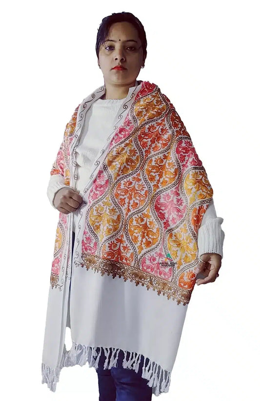 Kashmiri stole wool cashmere wool stole cashmere stole price cashmere shawl price in india cashmere shawl india Kashmiri stole wool kullu stoles kashmiri stole embroidered shawl embroidered stole red shawl red stole woolen shawl casmere shawl