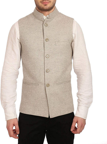 Modi jacket Men Woolen Tweed SILVER 899.00 aruna kullu handloom