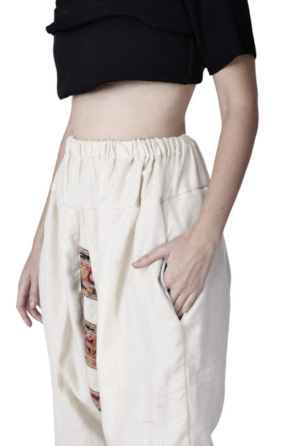 These woolen pajamas made with kullu shawls also called hippie pajama for men women pyjamas for ladies online India buy