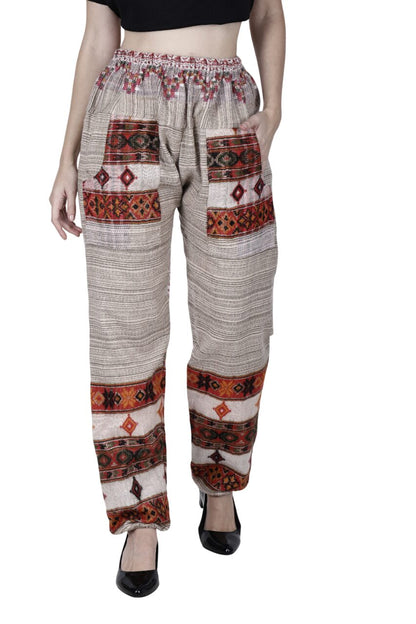 These woolen pajamas made with kullu shawls also called hippie pajama for men women pyjamas for ladies online India buy kullu kinnauri design pant 3 patti design