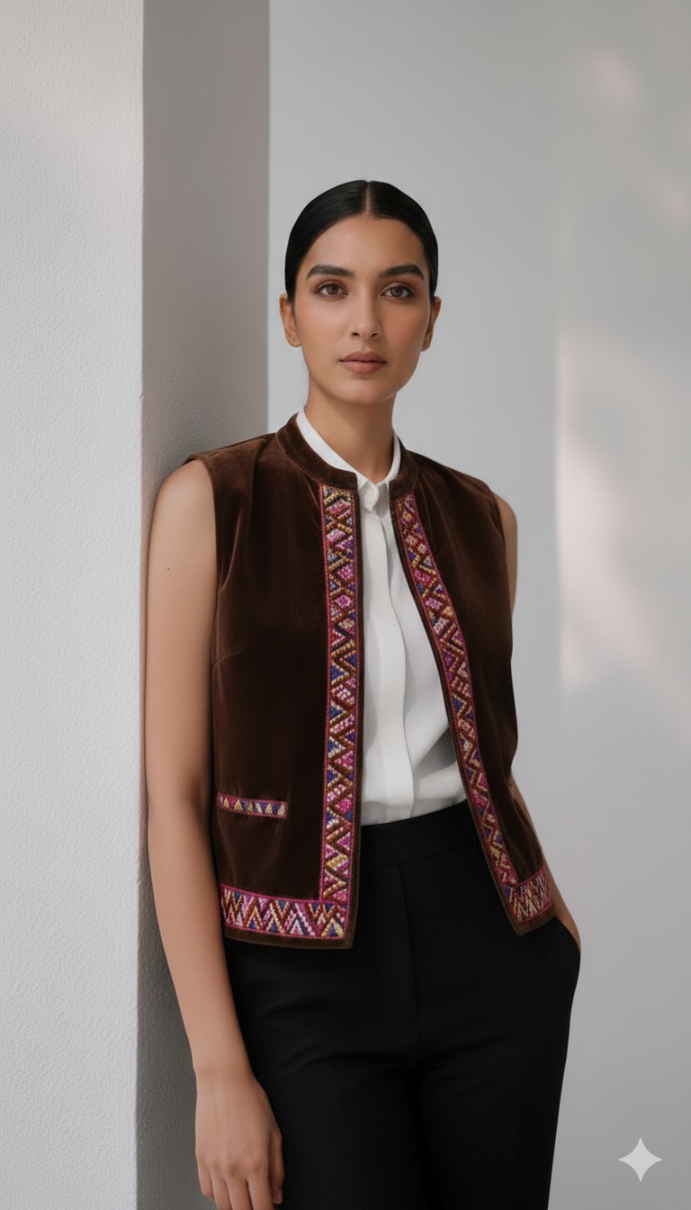 winter jacket for manali Woolen Winter Wear CUT DESIGN Jacket for Women light grey 799.00 aruna kullu handloom