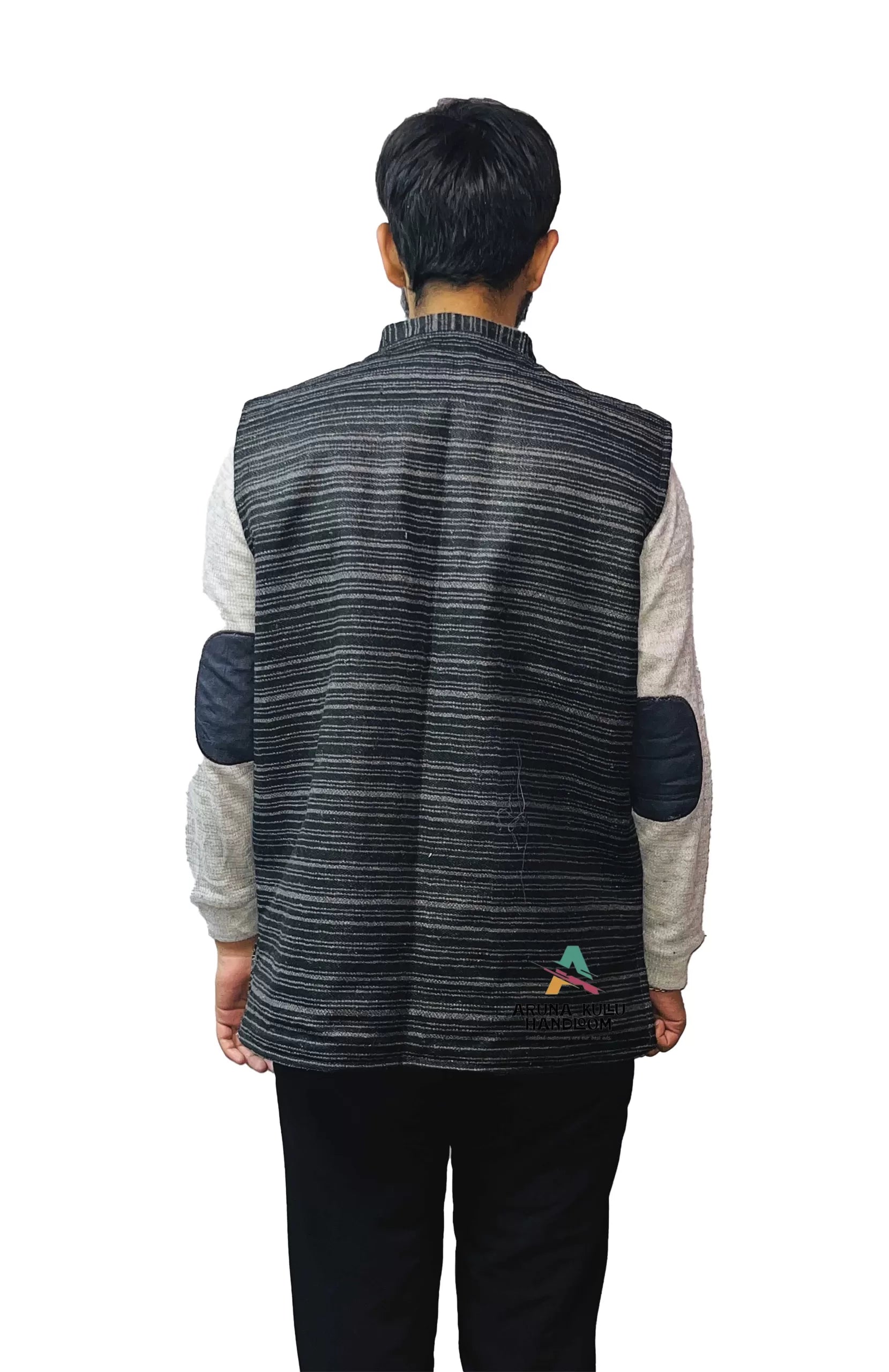 gaddi coat himachal winter wear winter clothes to wear in Shimla nehru jacket design black nehru jacket