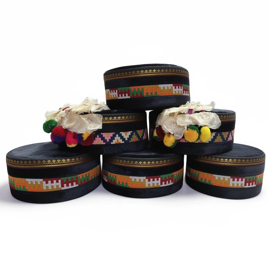 Buy Original Himachali Cap – Pahadi Topi The SWASTIK PATTERN himachali topi kullu topi uttarakhand topi kullu cap himachali cap