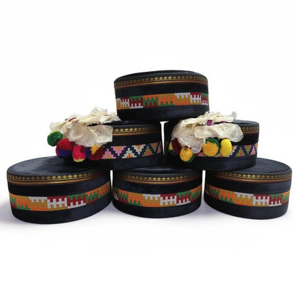 Buy Original Himachali Cap – Pahadi Topi The SWASTIK PATTERN himachali topi kullu topi uttarakhand topi kullu cap himachali cap