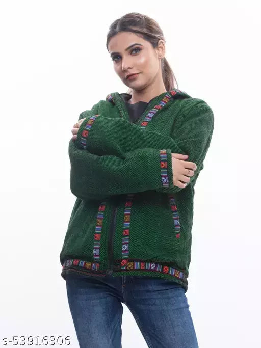 kullu hoodie for ladies Kullu hoodie jacket for Women hoodie for girls kullu wool hoodie
