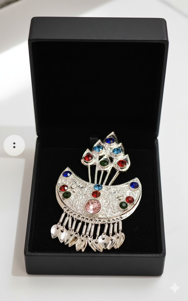 kalgi for himachali topi Artificial Handcrafted Himachali Kalgi For Himachali Topi himachali topi kalgi price silver kalgi for groom