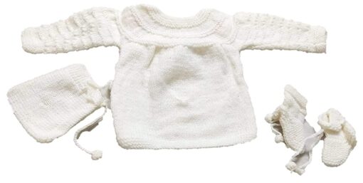 knitted wool set