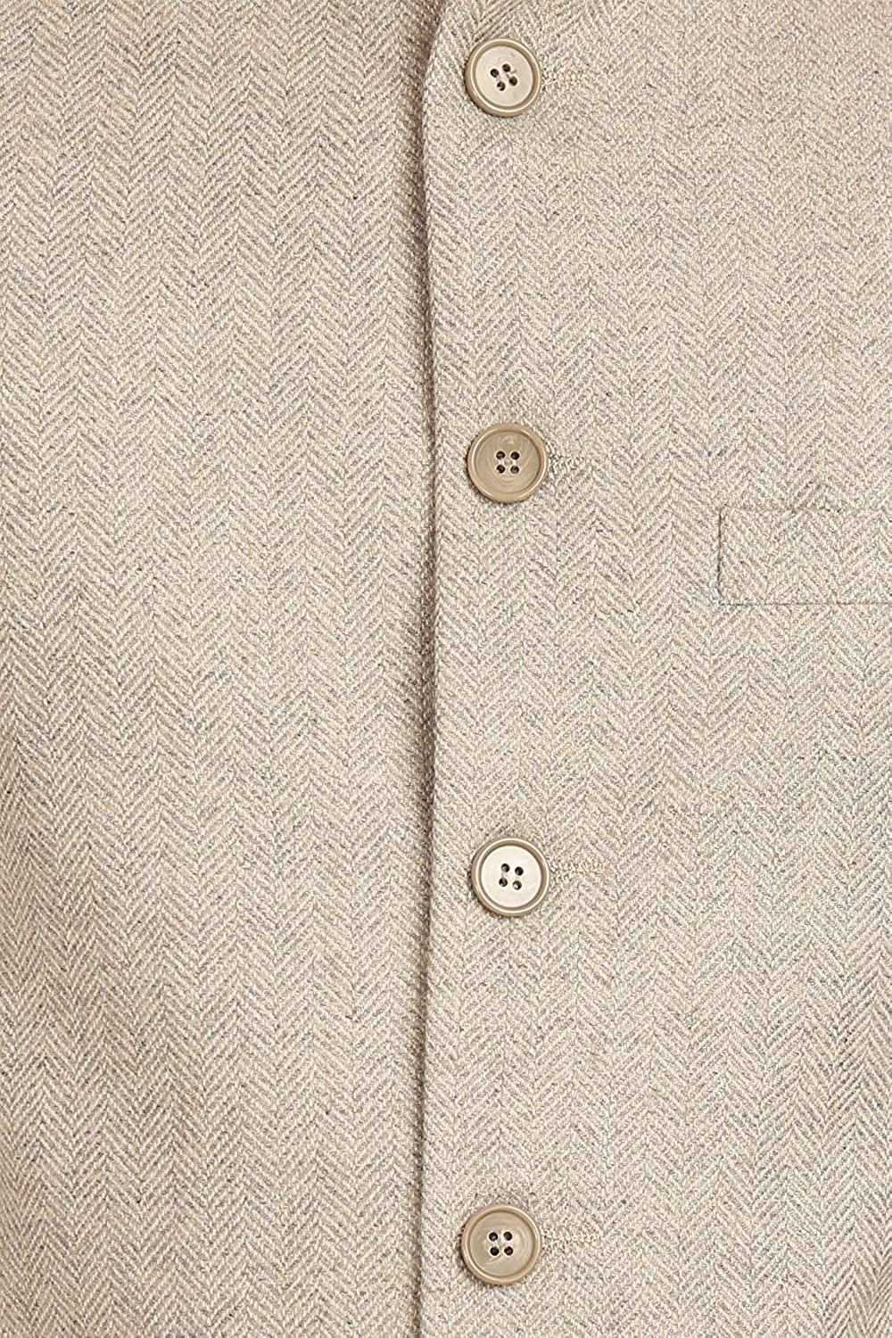 Buy Nehru Jacket Tweed Woolen Bandhgala Waistcoat Brownish Grey Striped  Sadri 44 at Amazon.in