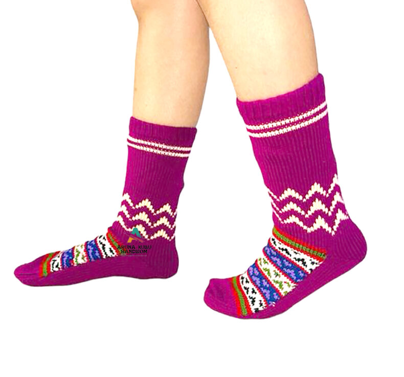 knitted socks design