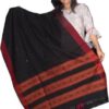 free kullu shawl triple border black color aruna kullu handloom original imafg79hdjhvbhb2