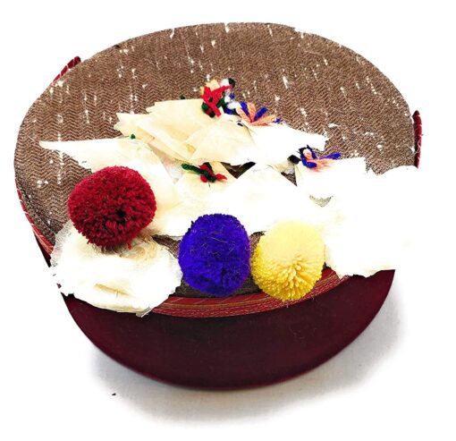 kullu cap with flower himachali kullu kinnauri topi with flower,kinnauri topi flower name Uttarakhand cap, kullu kalgi topi kinnauri cap with flower online himachali cap with flowers