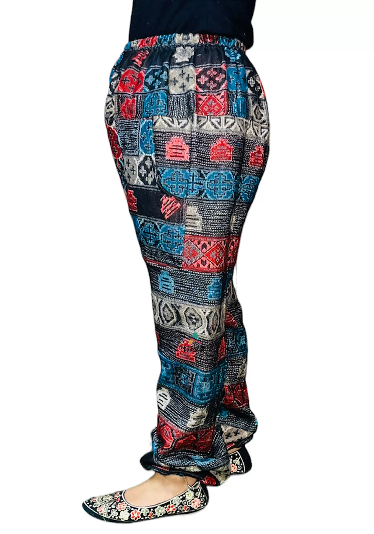 Blue Palm Print Legging Pyjama Set - Matalan