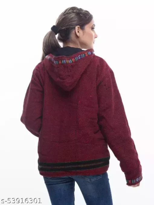 Pahadi hoodie Pahari Uttarakhand woolen hoodie for girls pahadi hoodie online shopping