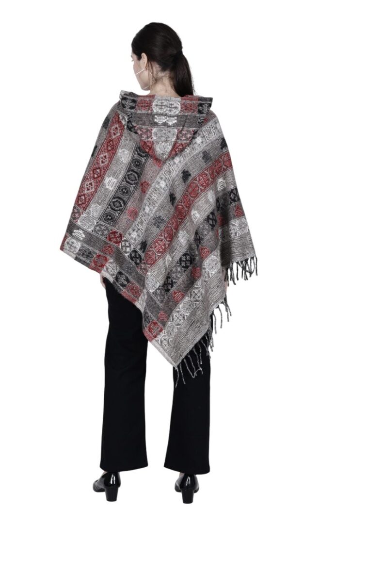 poncho for women Aruna kullu handloom shawl poncho for women and girls - Image 6