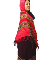kullu shawl woolen poncho wrap with hood for women wool poncho sweater india