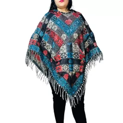 kullu poncho shawl poncho woolen poncho himachali poncho woolen poncho with hood