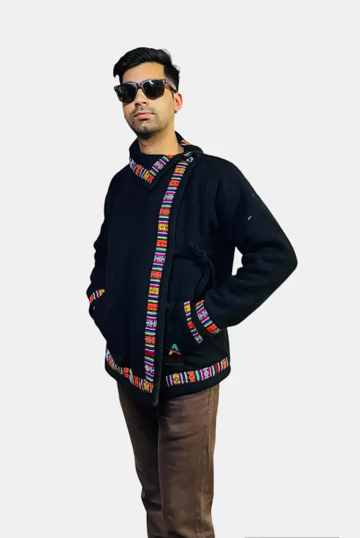 Kullu hoodie kullu hoodie online wool hoodies kullu lace hoodie kullu patti hoodie kullu shop online kullu jacket online Nehru Jacket For Men