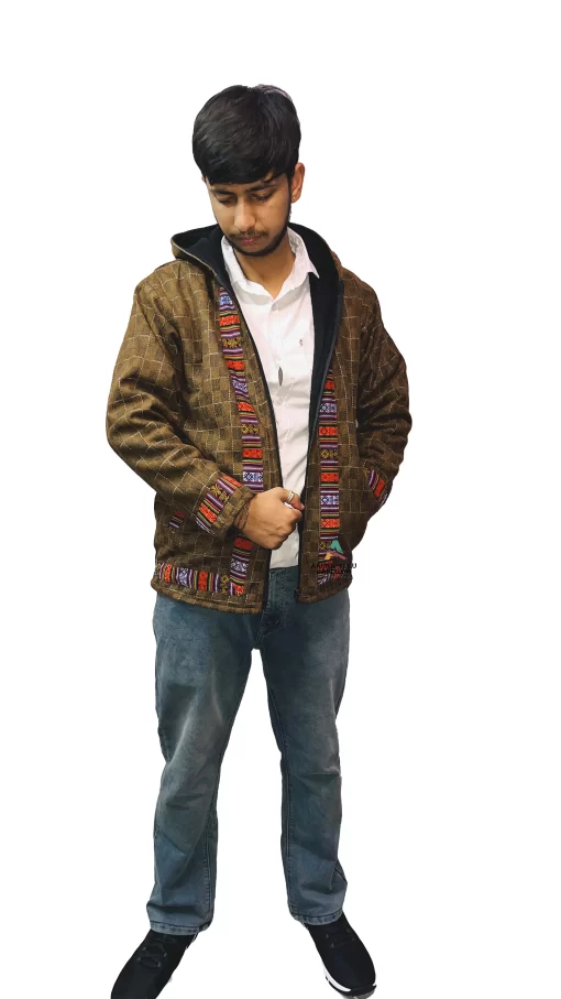 himalayan traditional clothing traditional dress of manali traditional dress of Shimla kinnauri dress upper kinnauri dress himachali hoodie , kullu hoodie , Pahari jacket , pahadi jacket , kullu jacket , kullu woolen jacket , Pahari hoodie , himachali hoodie kullu wool hoodie kullu jacket kullu hoodie jacket wool hoodies kullu lace hoodies kullu patti hoodies Kullu hoodie jacket for MEN BLUE