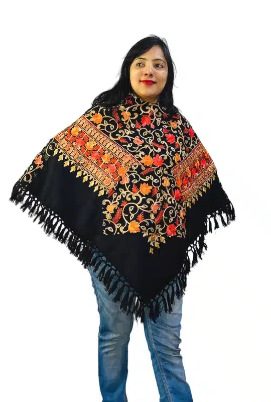 kashmiri poncho