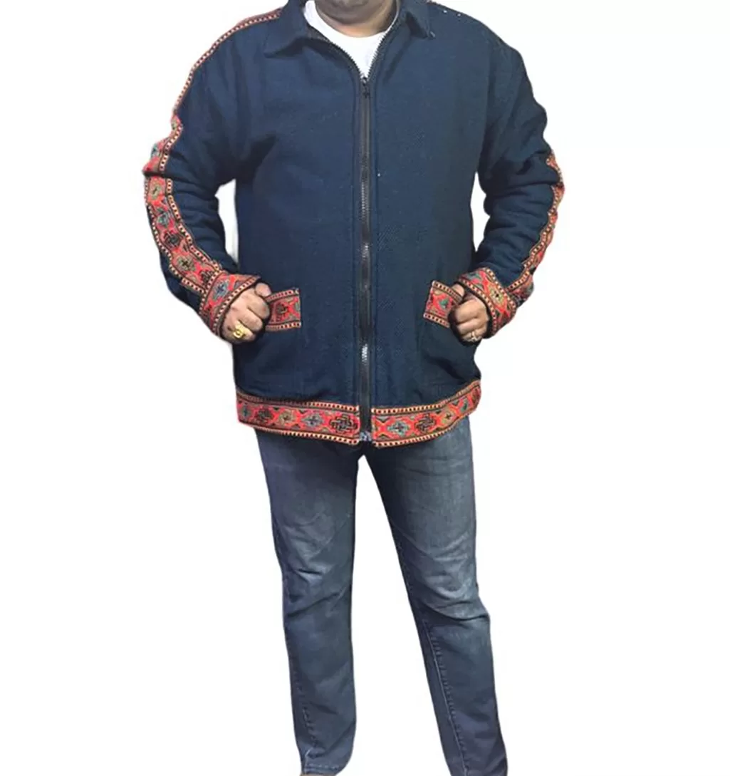 Khadi Ladies Design Jacket (Blue) | eWe