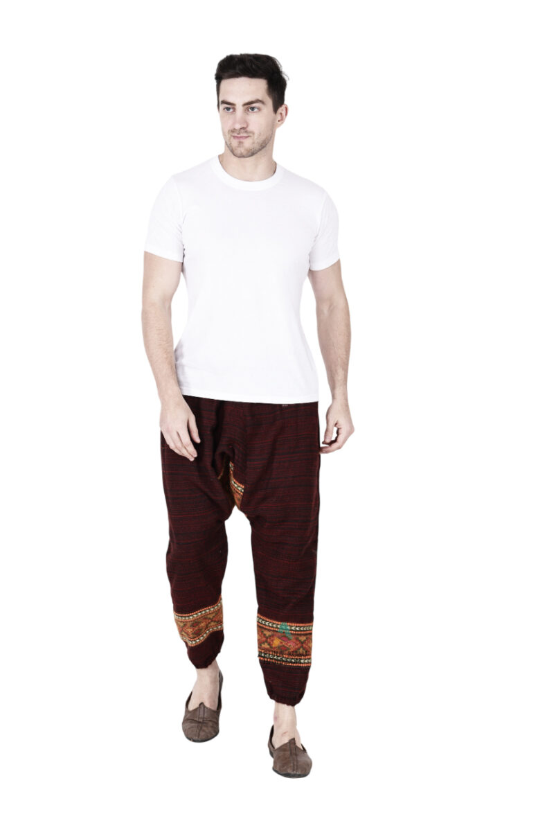 yoga pajama for men loose maroon yoga pajama for men loose white 3 patti yoga pajama for men loose single patti white Woolen pajamas for winter wool pajama kullu patti pajama warm pajama hippie rose pajamas kullu patti pajama online yoga pajama for men loose single patti black