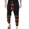 yoga pajama for men loose black 3 patti